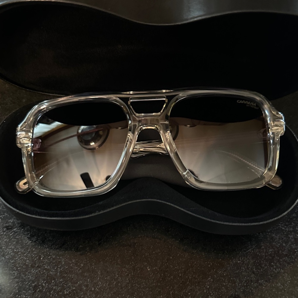 Carrera Clear and Black Sunglasses